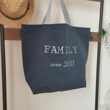 Charger l'image dans la galerie, Cabas "FAMILY since"