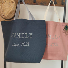 Charger l'image dans la galerie, Cabas "FAMILY since"