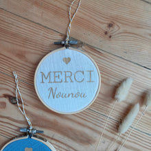 Charger l'image dans la galerie, Tambour MERCI ❤ Blanc