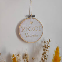 Charger l'image dans la galerie, Tambour MERCI ❤ Blanc