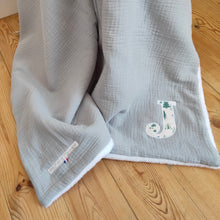 Charger l'image dans la galerie, Couverture Gaze Gris & Bivouac