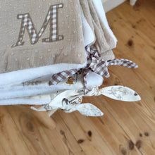 Charger l'image dans la galerie, Couverture Double Gaze & vichy chocolat