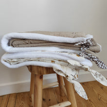 Charger l'image dans la galerie, Couverture Double Gaze & vichy chocolat