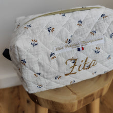Charger l'image dans la galerie, Trousse rectangulaire gaze fleuri