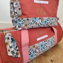 Charger l'image dans la galerie, Terracotta & tissu fleuri