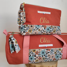 Charger l'image dans la galerie, Terracotta & tissu fleuri