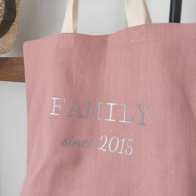 Charger l'image dans la galerie, Cabas "FAMILY since"