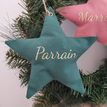 Charger l'image dans la galerie, Étoile Vert sapin à suspendre