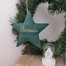 Charger l'image dans la galerie, Étoile Vert sapin à suspendre