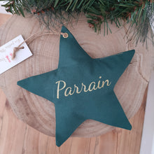 Charger l'image dans la galerie, Étoile Vert sapin à suspendre